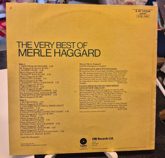 The Very Best of Merle Haggard - BØR BØRSONS BRUKTHANDEL