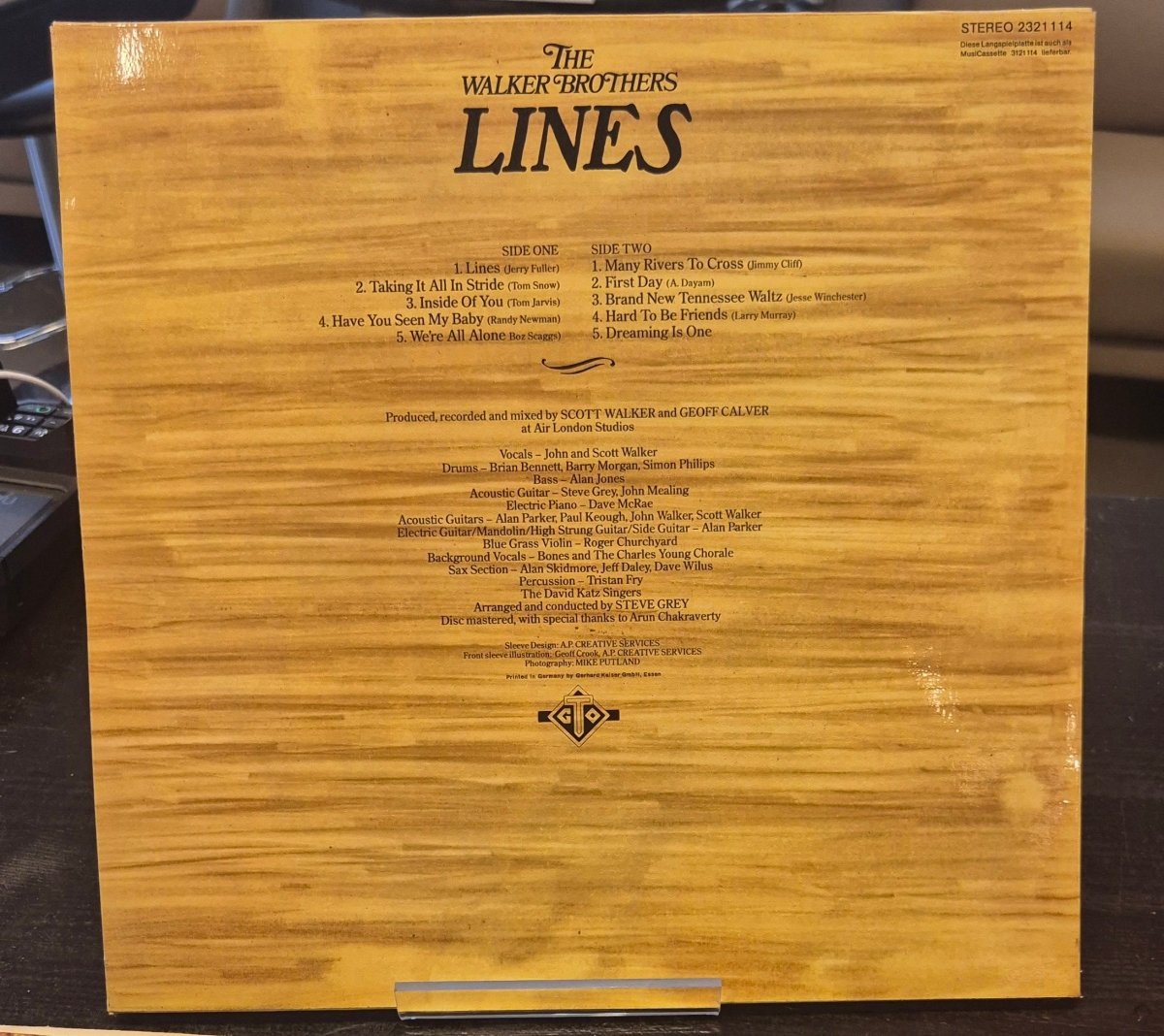 The Walker Brothers – Lines - BØR BØRSONS BRUKTHANDEL