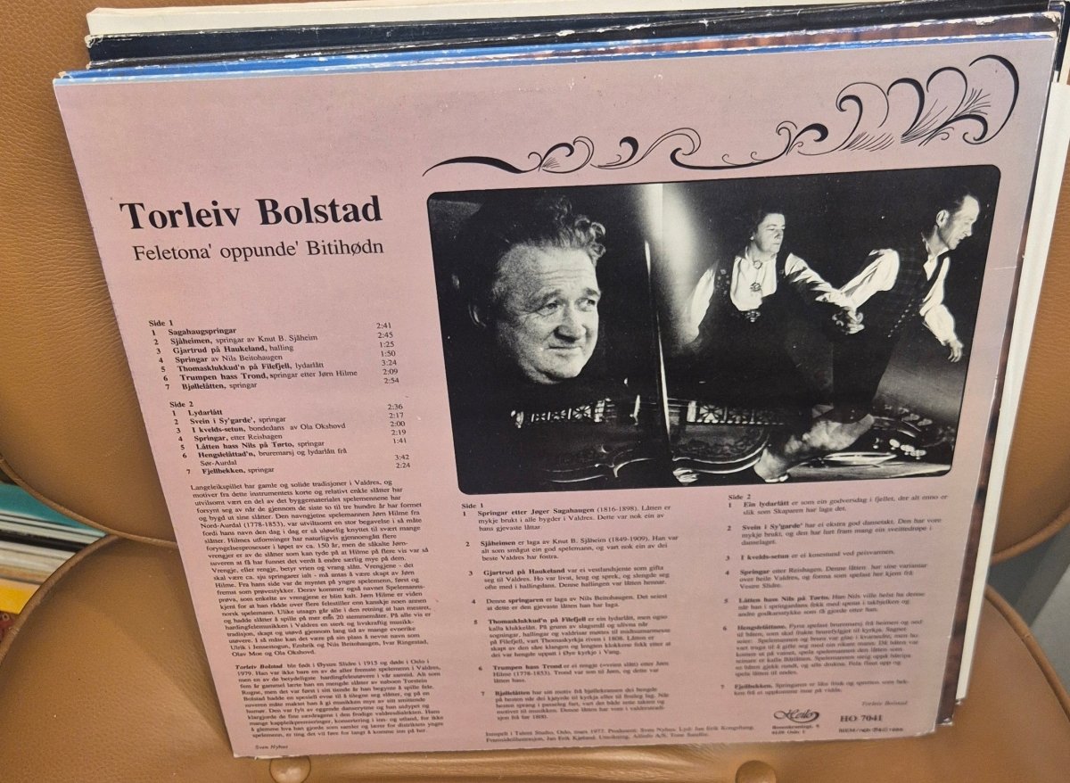 Torleiv Bolstad - Feletona' oppunde' Bitihødn - BØR BØRSONS BRUKTHANDEL