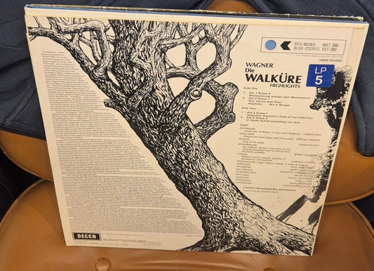 Wagner: Die Walküre - Highlights (Decca SET 390 / MET 390) - BØR BØRSONS BRUKTHANDEL