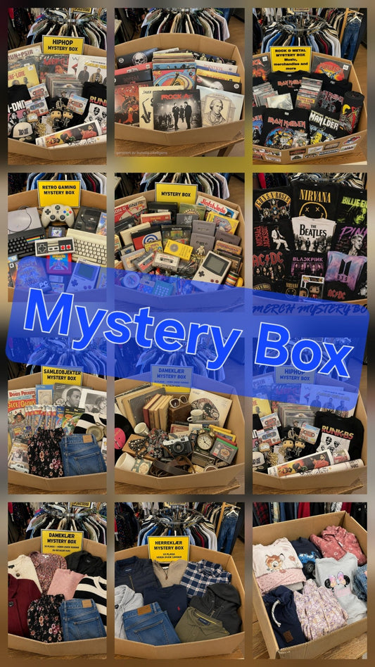Nye Mystery Boxes hos Bør Børsons Brukthandel, nå kan du velge tema! - BØR BØRSONS BRUKTHANDEL