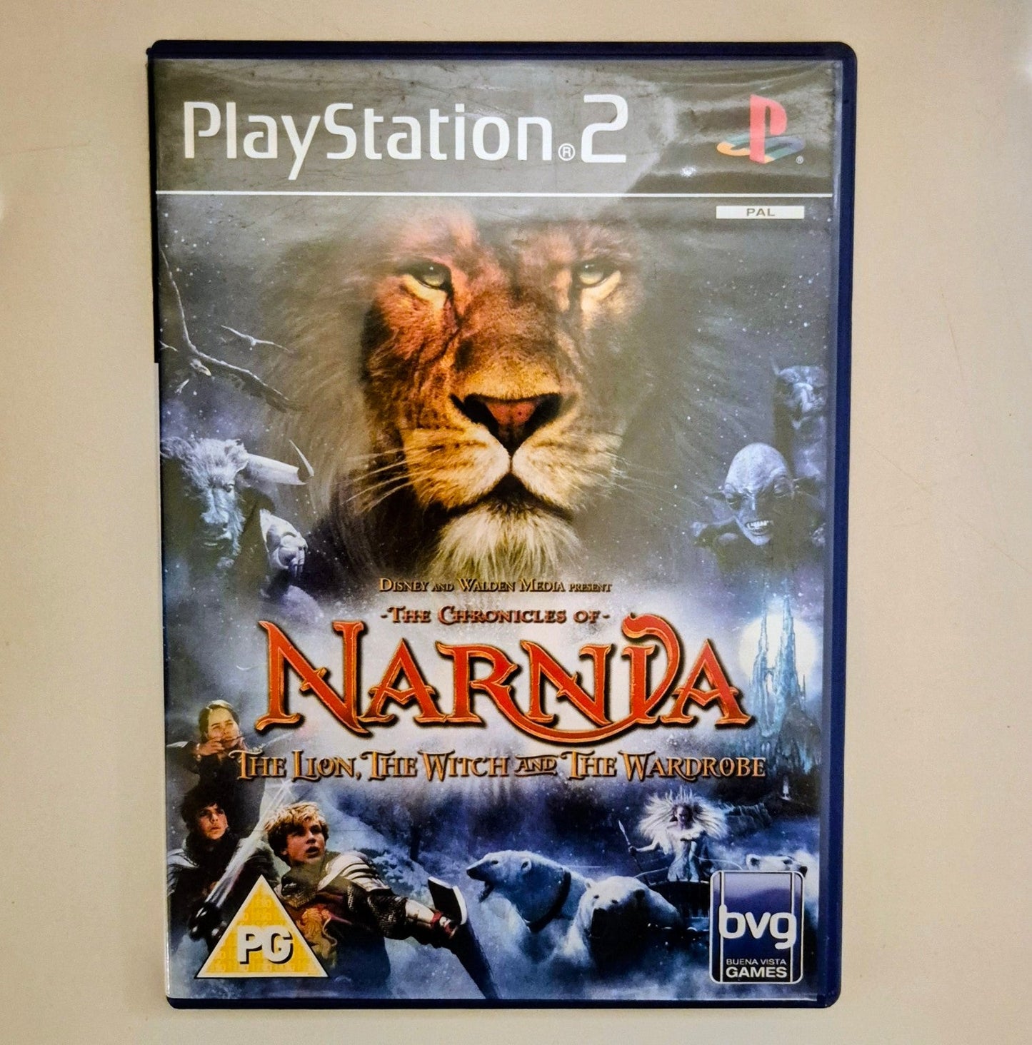 The Chronicles of Narnia: The Lion, the Witch and the Wardrobe – PlayStation 2, forside