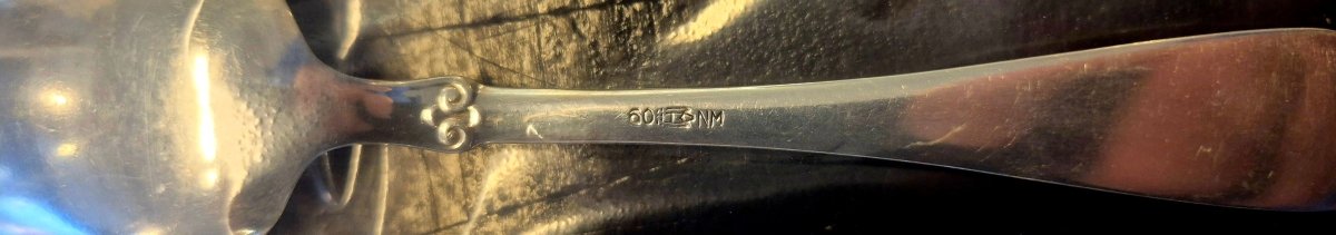 6 stk Ny musling sølvplett skjeer NM60 - BØR BØRSONS BRUKTHANDEL