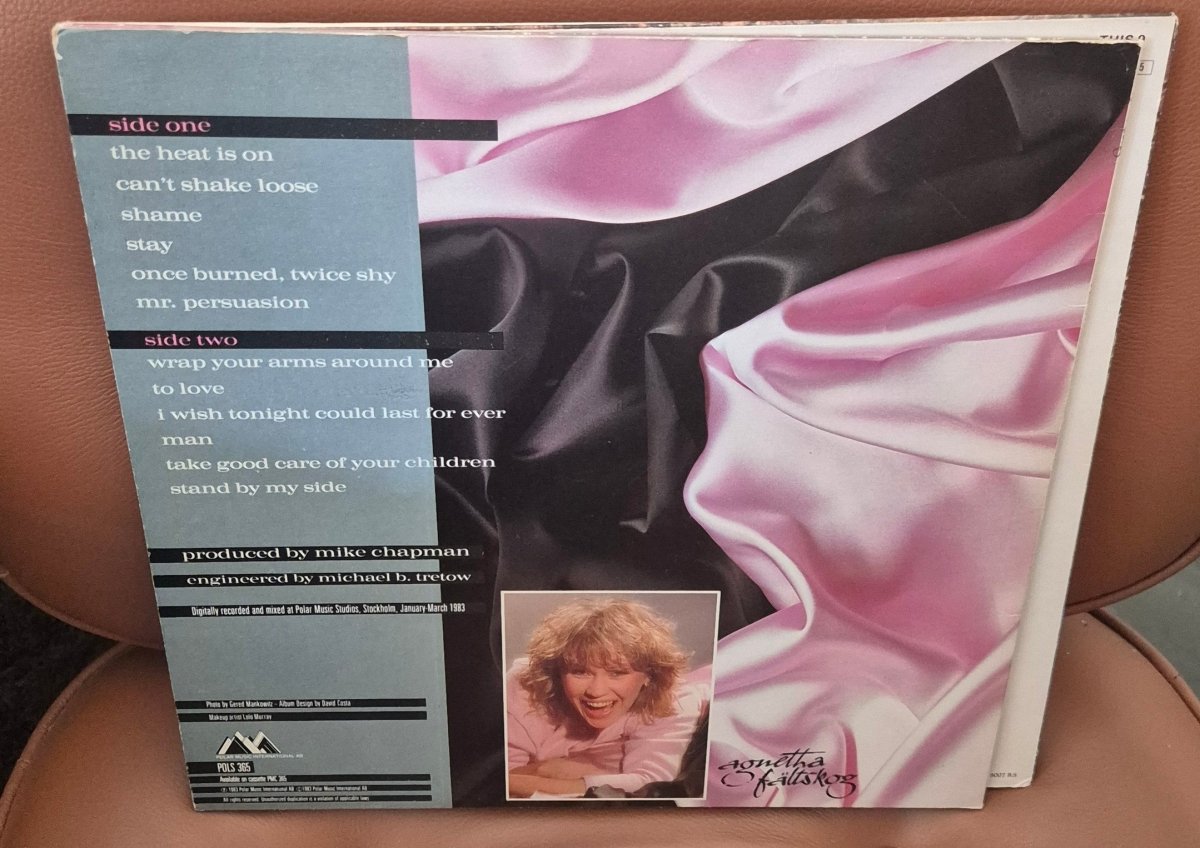 Agnetha Fältskog - Wrap Your Arms Around Me (LP, 1983) - BØR BØRSONS BRUKTHANDEL