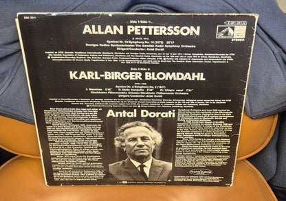 Allan Pettersson / Karl-Birger Blomdahl – Symfoni No 10 / Symfoni No 2 (LP) - BØR BØRSONS BRUKTHANDEL