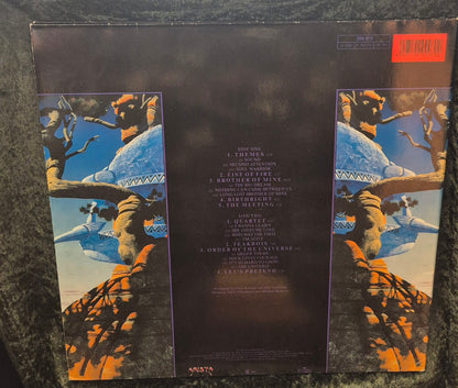 Anderson Bruford Wakeman Howe LP back cover and tracklist
