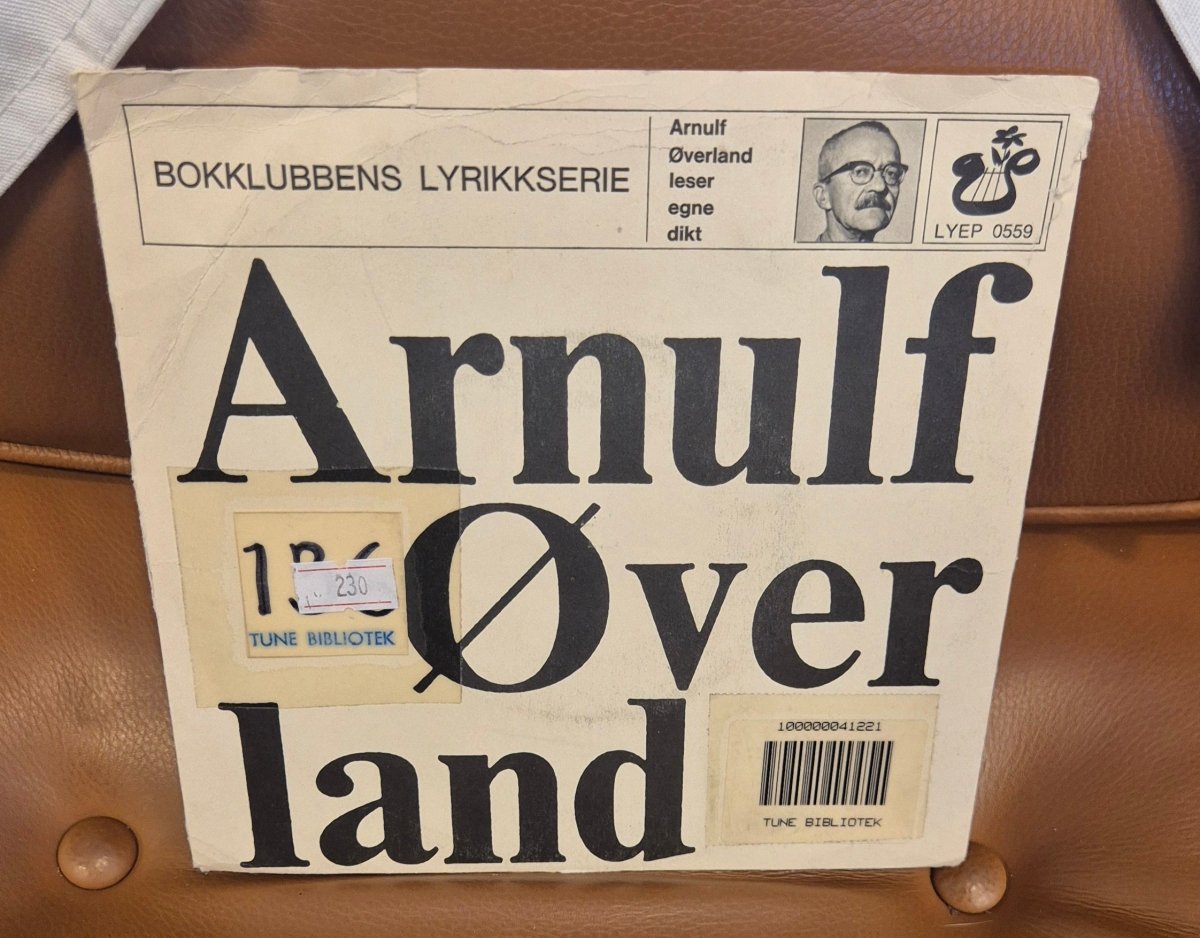 Arnulf Øverland Leser egne dikt (7") - BØR BØRSONS BRUKTHANDEL