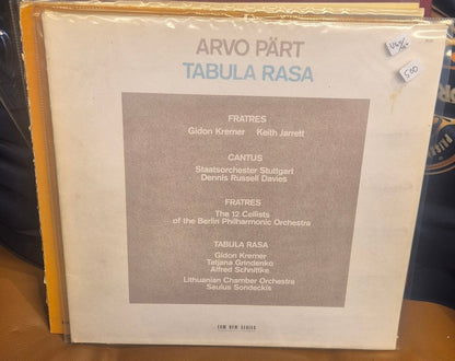 Arvo Pärt - Tabula Rasa (Vinyl LP, 1984) - BØR BØRSONS BRUKTHANDEL