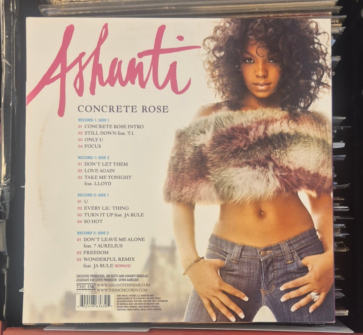 Ashanti – Concrete Rose (2xLP Original Vinyl) - BØR BØRSONS BRUKTHANDEL