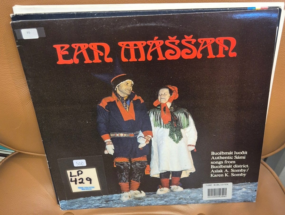 Aslak A. Somby & Karen K. Somby - Ean Máššan (Vinyl LP, 1985) - BØR BØRSONS BRUKTHANDEL