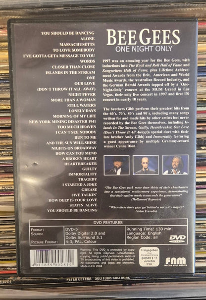 Bee Gees: One Night Only (Live at the MGM Grand Las Vegas 1997) DVD - BØR BØRSONS BRUKTHANDEL