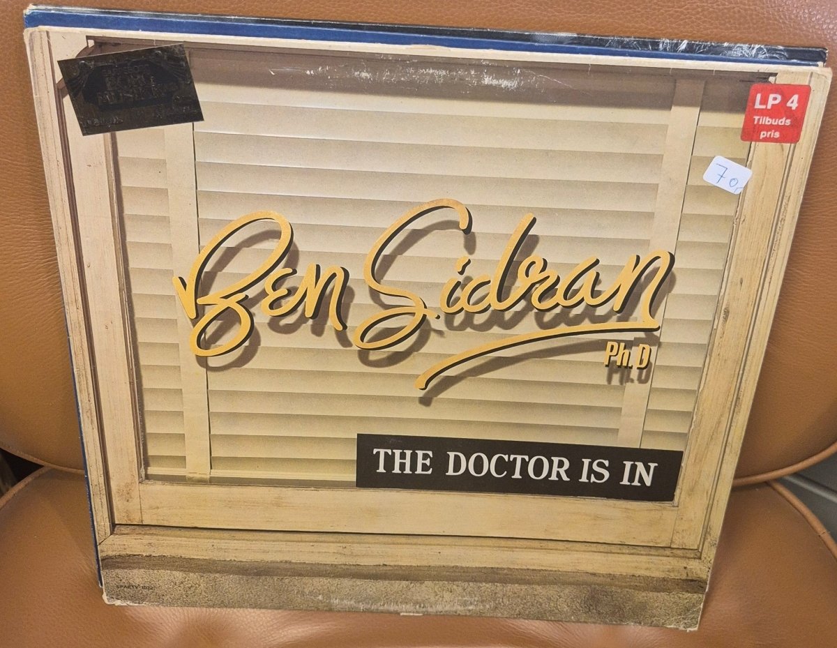 Ben Sidran - The Doctor Is In (LP, 1977) - BØR BØRSONS BRUKTHANDEL