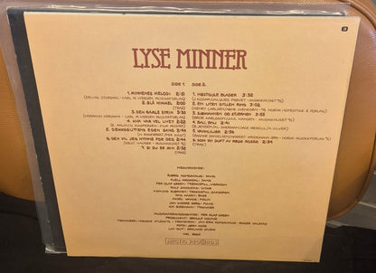 Bjørg og Kjell – Lyse Minner (Vinyl LP) - BØR BØRSONS BRUKTHANDEL