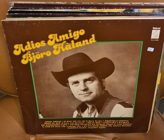 Bjøro Håland - Adios Amigo (LP) - BØR BØRSONS BRUKTHANDEL