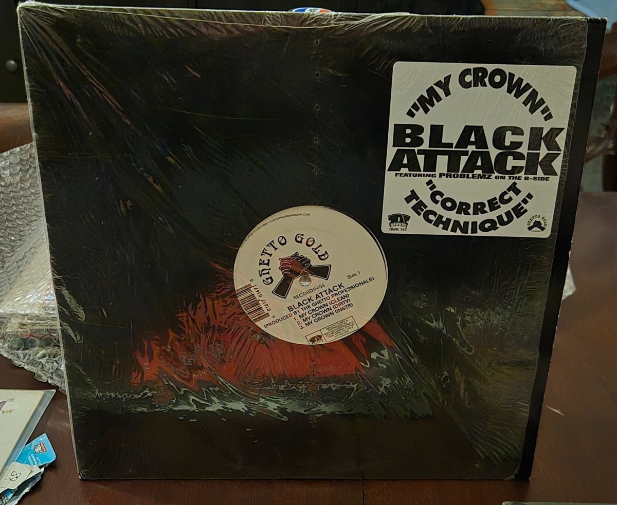 Black Attack - My Crown / Correct Technique (12" Vinyl, 1997) - BØR BØRSONS BRUKTHANDEL