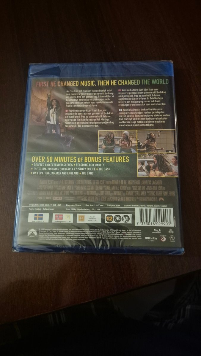 Bob Marley: One Love (Blu - ray) - BØR BØRSONS BRUKTHANDEL