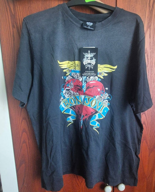 Bon Jovi UK Tour 86 (Ny T-skjorte) - BØR BØRSONS BRUKTHANDEL