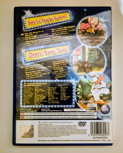 Boogie til PlayStation 2 – bakside