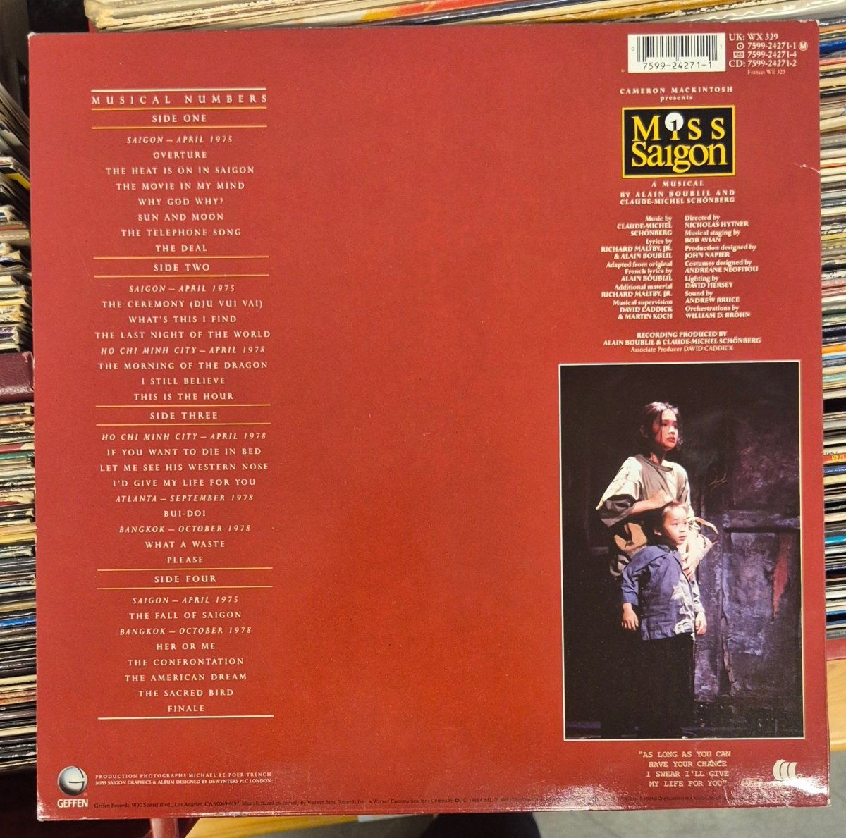 Boublil & Schönberg – Miss Saigon (Original London Cast Recording) 2xLP - BØR BØRSONS BRUKTHANDEL