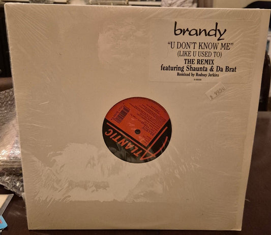 Brandy - U Don't Know Me (Like U Used To) (The Remix) 12" Vinyl - BØR BØRSONS BRUKTHANDEL