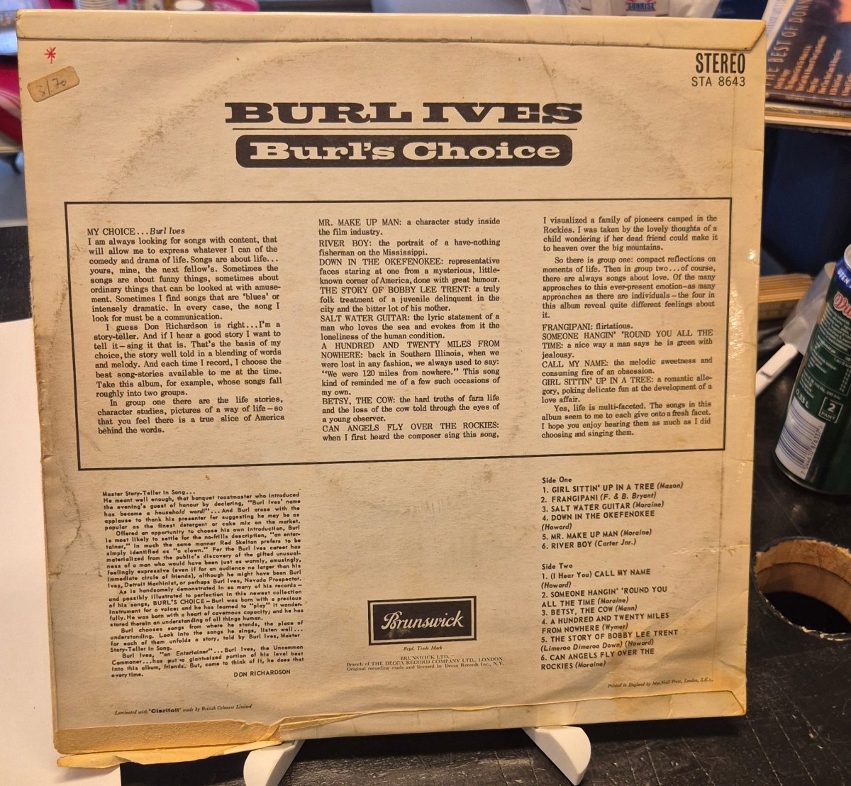 Burl Ives - Burls Choice - BØR BØRSONS BRUKTHANDEL