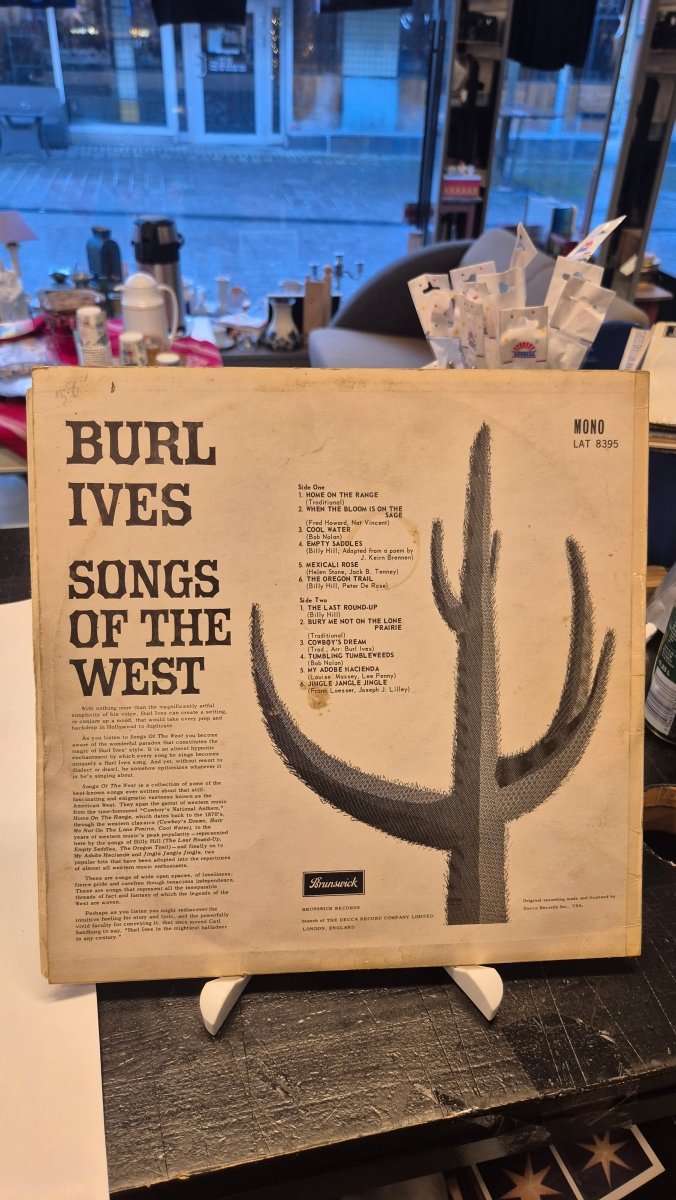 Burl Ives - Songs of the West - BØR BØRSONS BRUKTHANDEL