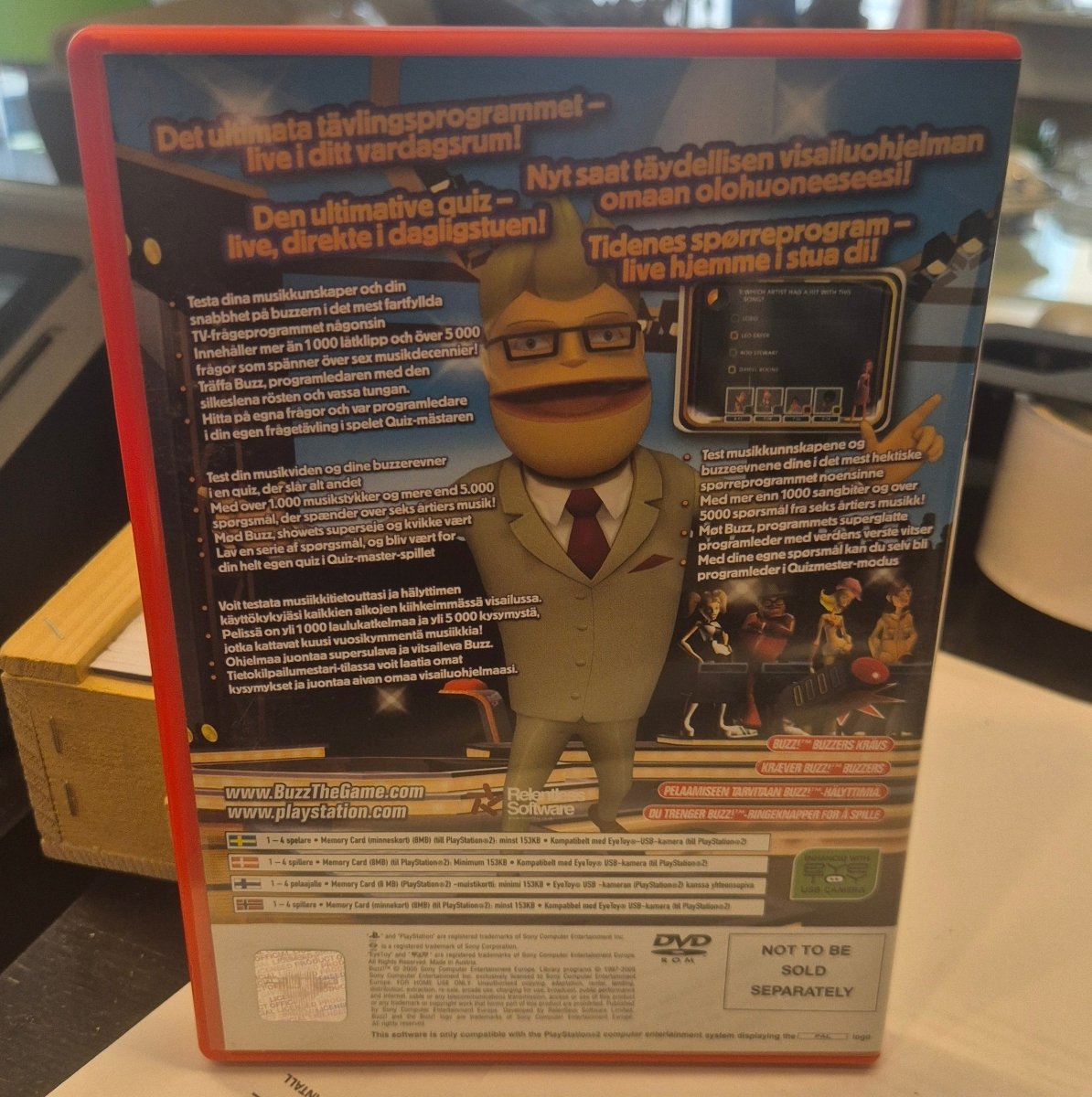 Buzz! The Music Quiz (PS2) - BØR BØRSONS BRUKTHANDEL