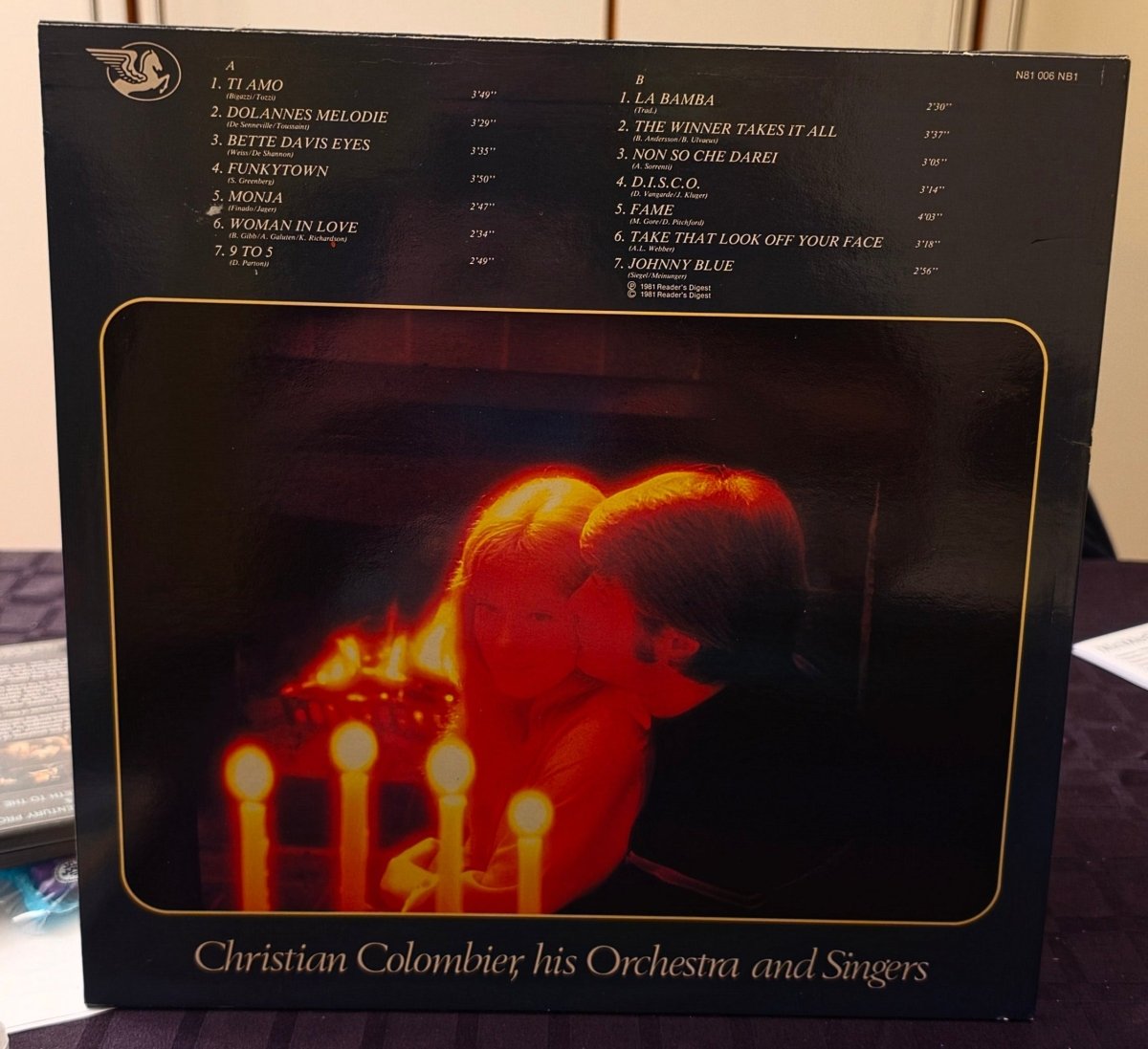 Christian Colombier – Music for Dancing LP 1981 (M=VG+) - BØR BØRSONS BRUKTHANDEL