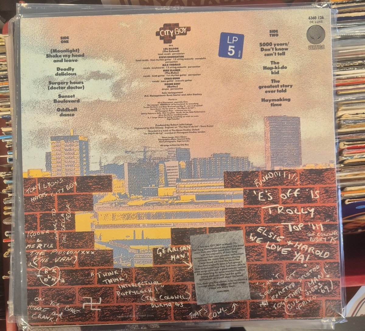 City Boy - City Boy (LP, Vertigo 1976) - BØR BØRSONS BRUKTHANDEL