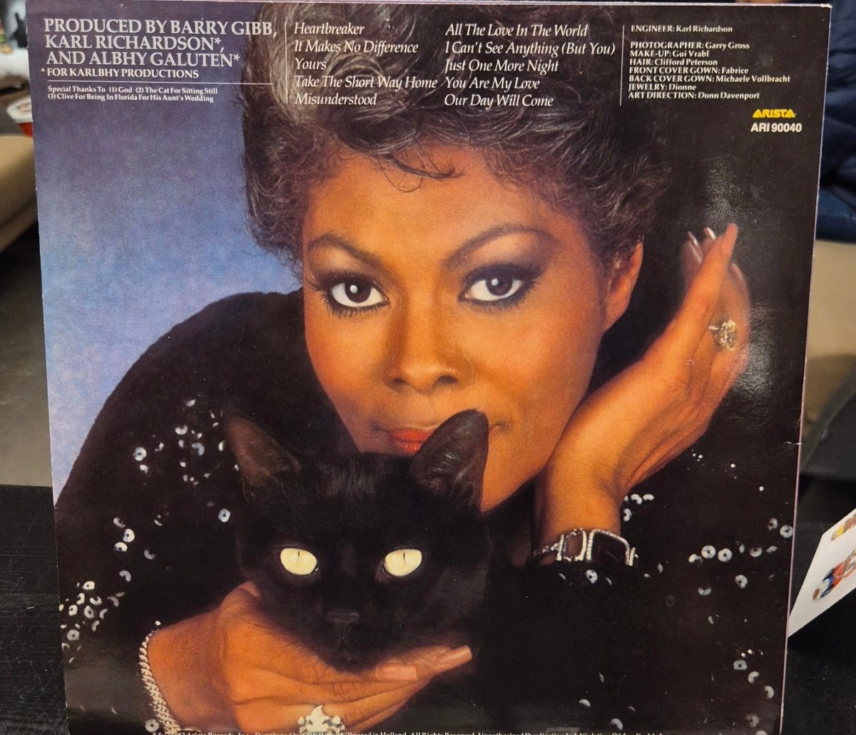 DIONNE WARWICK - HEARTBREAKER - BØR BØRSONS BRUKTHANDEL