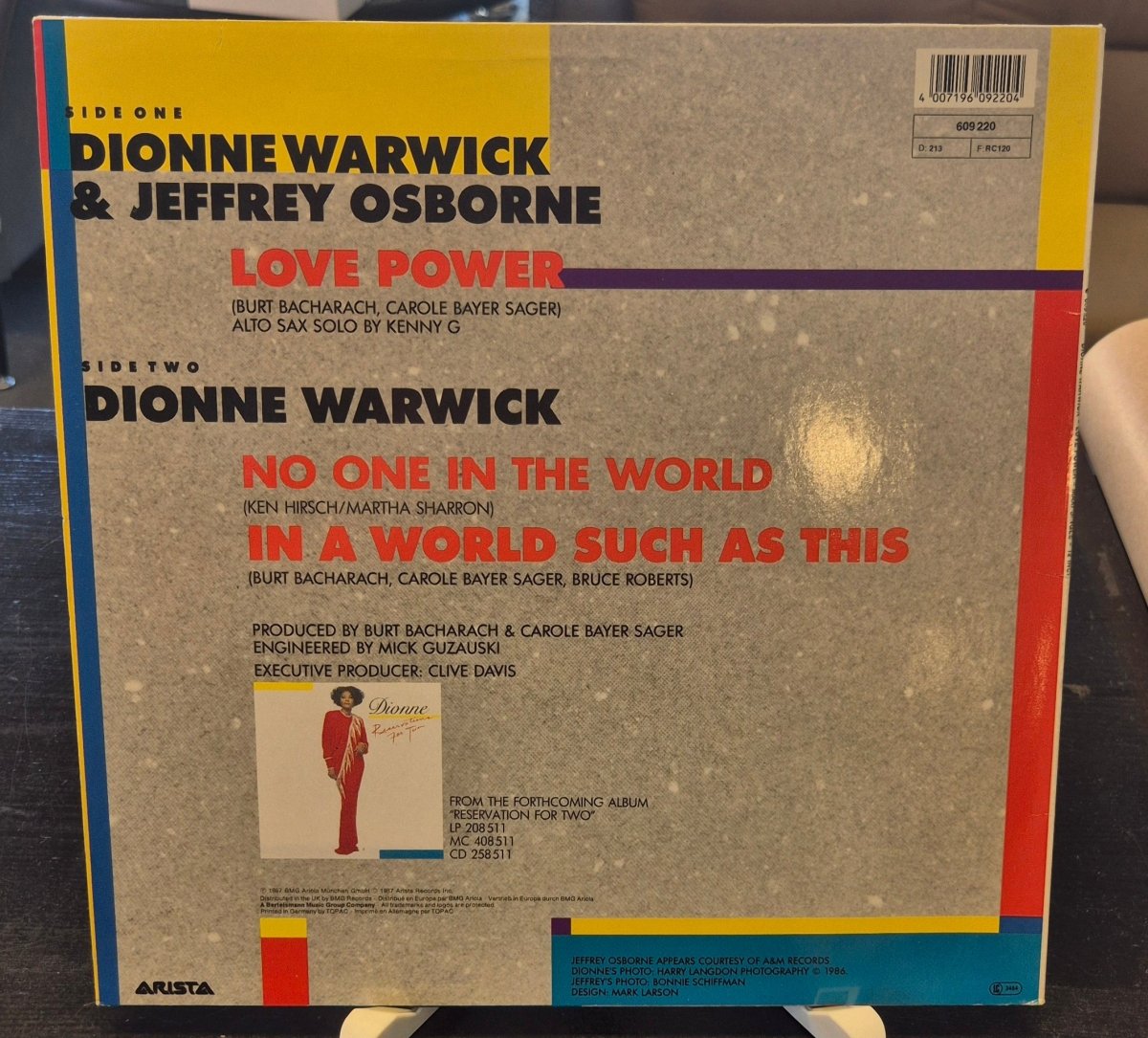 Dionne Warwick & Jeffrey Osborne – Love Power - BØR BØRSONS BRUKTHANDEL