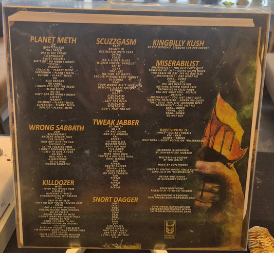 Dopethrone – Transcanadian Anger LP (ny black vinyl reissue) - BØR BØRSONS BRUKTHANDEL