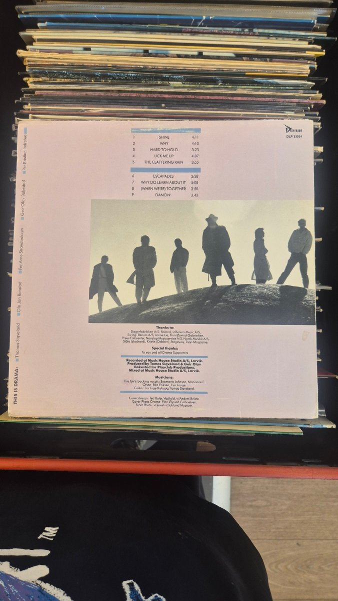 Drama - Escapades (Vinyl, LP, Album, 1988) - BØR BØRSONS BRUKTHANDEL