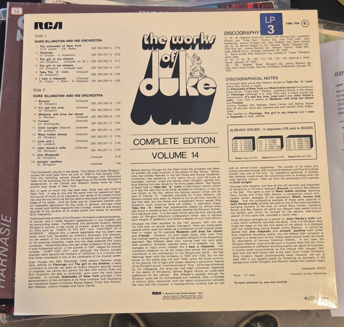 Duke Ellington and his Orchestra - The Works of Duke - Integrale Volume 14 - BØR BØRSONS BRUKTHANDEL
