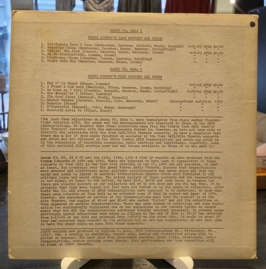 Eddie Condon's Jazz Concert All Stars - BØR BØRSONS BRUKTHANDEL