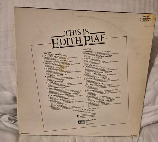 Edith Piaf - This Is Edith Piaf (LP, Compilation) - BØR BØRSONS BRUKTHANDEL