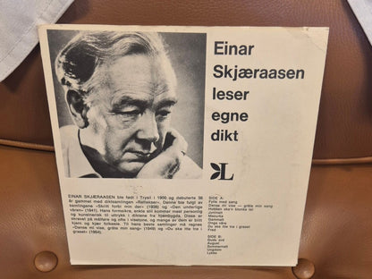 Einar Skjæraasen - Leser Egne Dikt (7" EP) - BØR BØRSONS BRUKTHANDEL