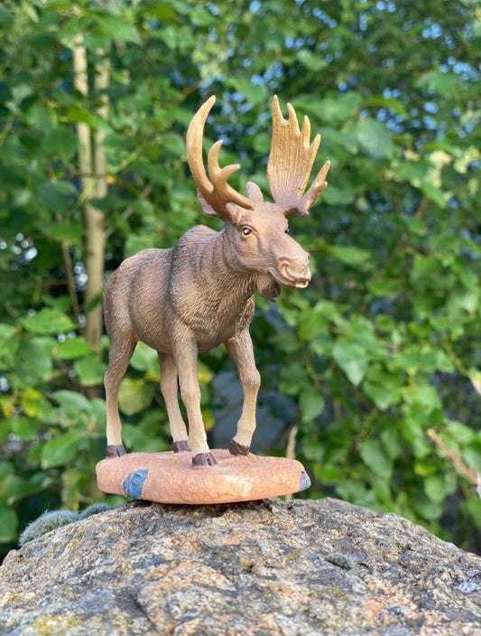 Elg figur 13cm høy - BØR BØRSONS BRUKTHANDEL