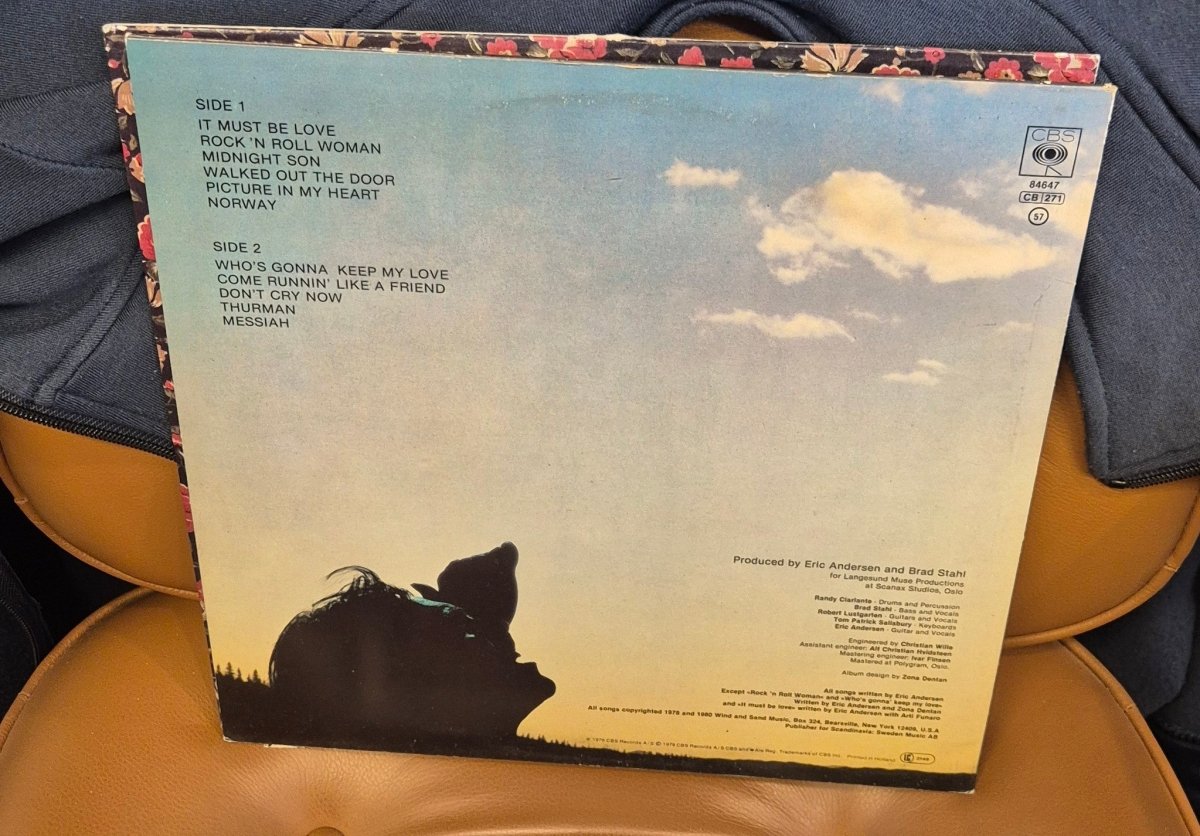Eric Andersen - Midnight Son (LP) - BØR BØRSONS BRUKTHANDEL