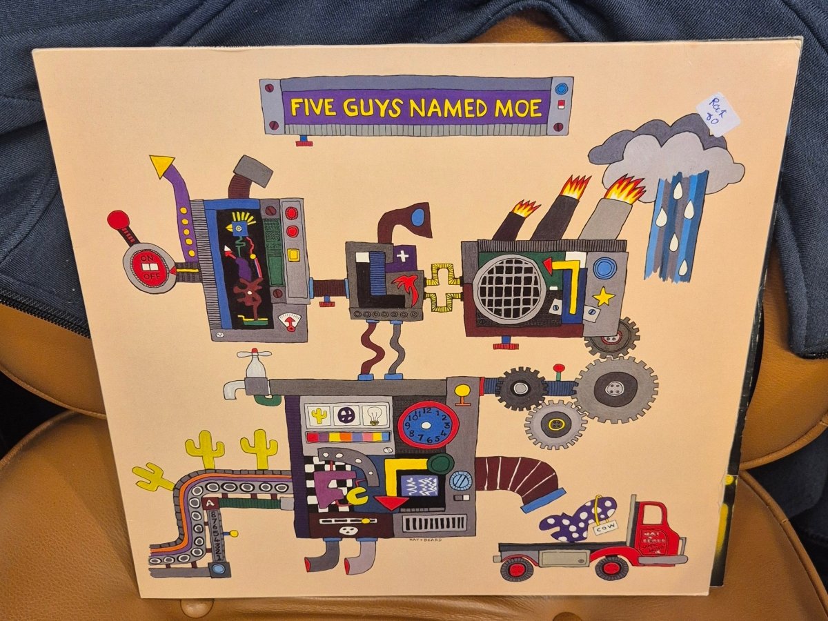 Five Guys Named Moe - Five Guys Named Moe (LP, 1990) - BØR BØRSONS BRUKTHANDEL