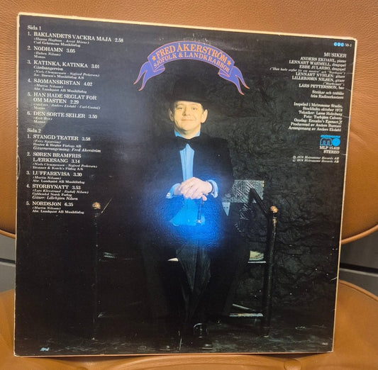 Fred Åkerström - Sjöfolk & Landkrabbor LP (M:VG+) - BØR BØRSONS BRUKTHANDEL