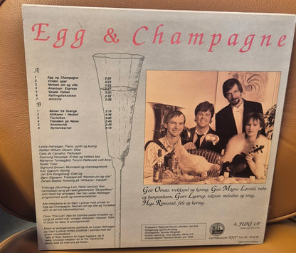 Geirr Lystrup m/nye godtfolk - Egg & Champagne (LP) - BØR BØRSONS BRUKTHANDEL
