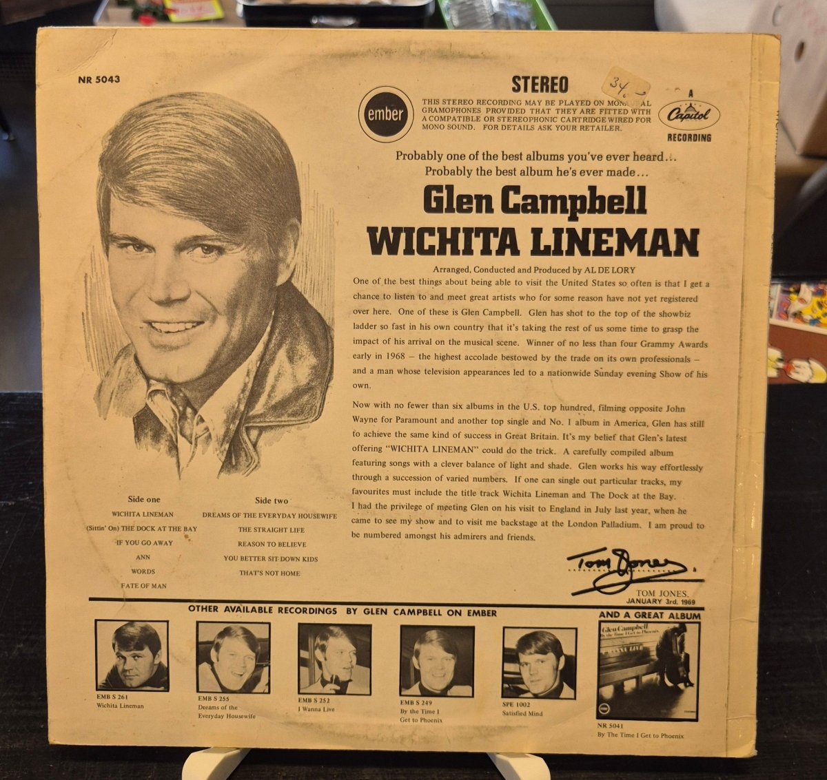 Glen Campbell – Wichita Lineman - BØR BØRSONS BRUKTHANDEL