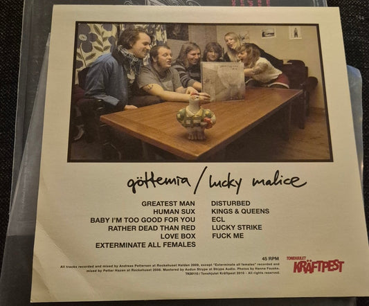 Göttemia / Lucky Malice – Split EP [12" Vinyl] - BØR BØRSONS BRUKTHANDEL