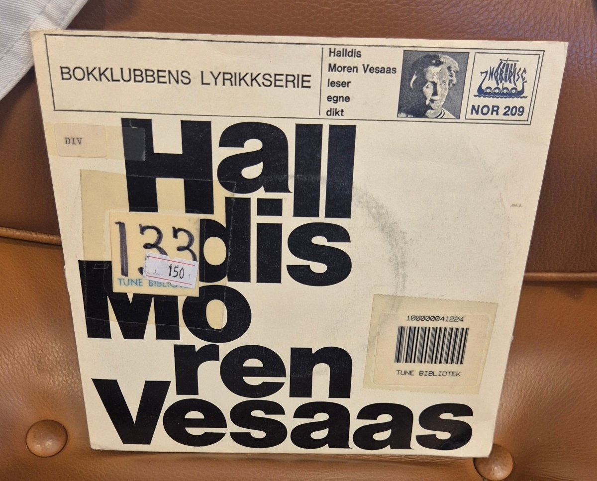 Halldis Moren Vesaas - Leser egne dikt (Bokklubbens Lyrikkserie) - BØR BØRSONS BRUKTHANDEL