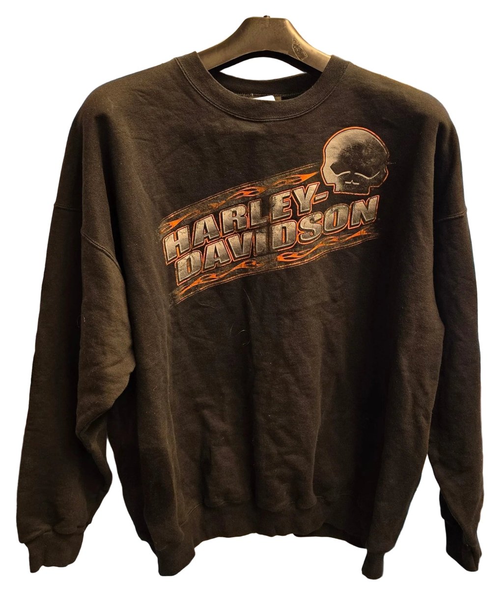 Harley-Davidson genser XL med skull, Lazy Boyz Oslo (2015) - BØR BØRSONS BRUKTHANDEL