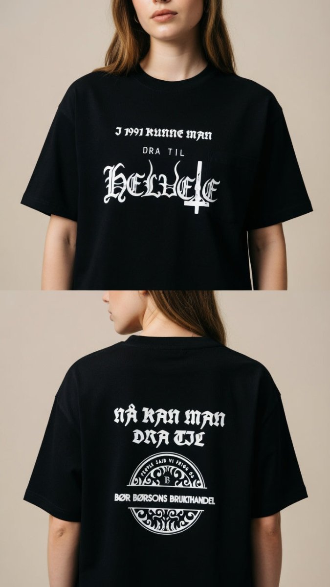Helvete x Bør Børsons Brukthandel Tshirt (preorder) - BØR BØRSONS BRUKTHANDEL