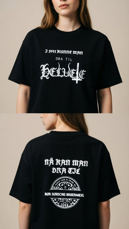 Helvete x Bør Børsons Brukthandel Tshirt (preorder) - BØR BØRSONS BRUKTHANDEL