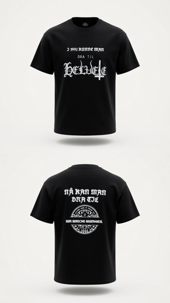 Helvete x Bør Børsons Brukthandel Tshirt (preorder) - BØR BØRSONS BRUKTHANDEL