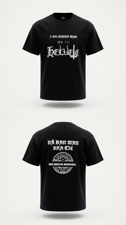 Helvete x Bør Børsons Brukthandel Tshirt (preorder) - BØR BØRSONS BRUKTHANDEL